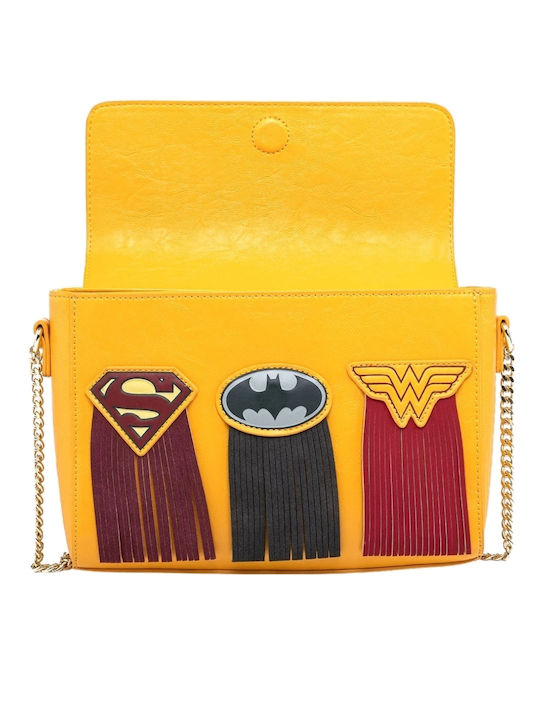 Чанта през рамо Loungefly Dc Comics с ресни и наметала
