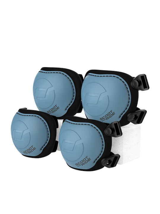 Scoot & Ride Kids Protective Gear Set for Rollers Steel