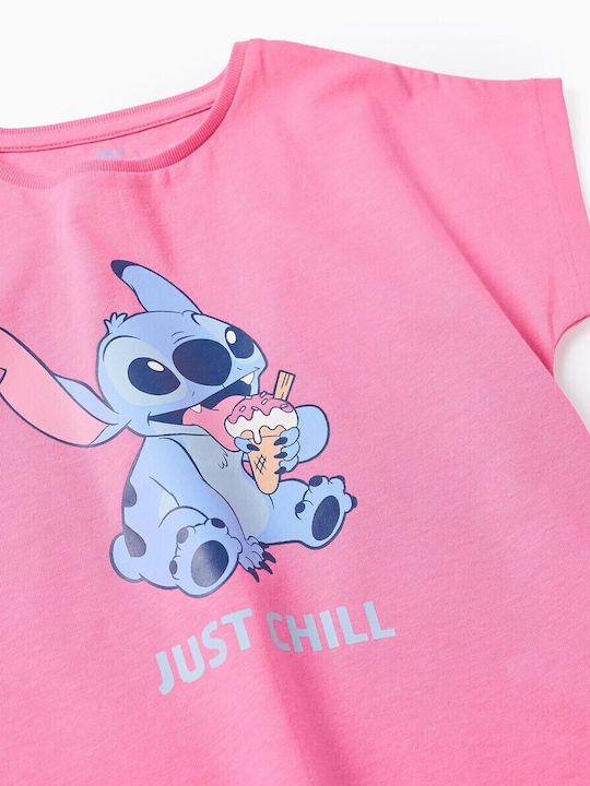 Kinderhemd Kurzarm Rosa