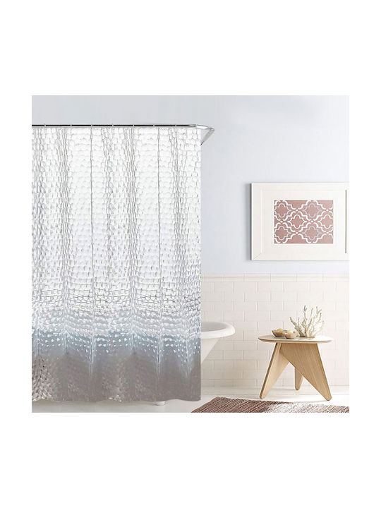 Shower Curtain 180x180cm Clear
