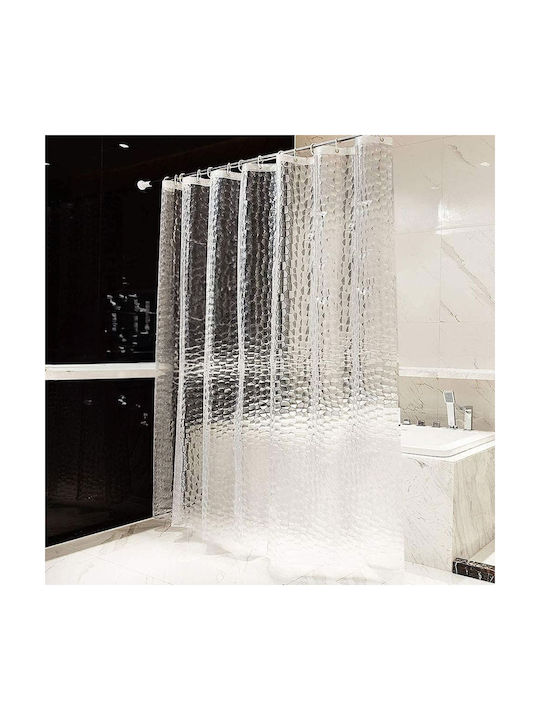 Shower Curtain 180x180cm Clear
