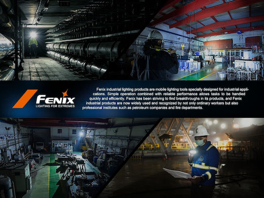 Fenix Επαναφορτιζόμενος Φακός Κεφαλής LED IP68 με Μέγιστη Φωτεινότητα 1600lm HM75R SE