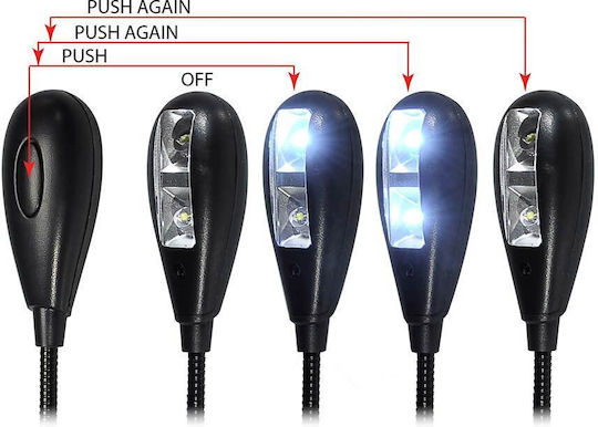Msl504 Boston Music Stand Dual Twin Led Lights