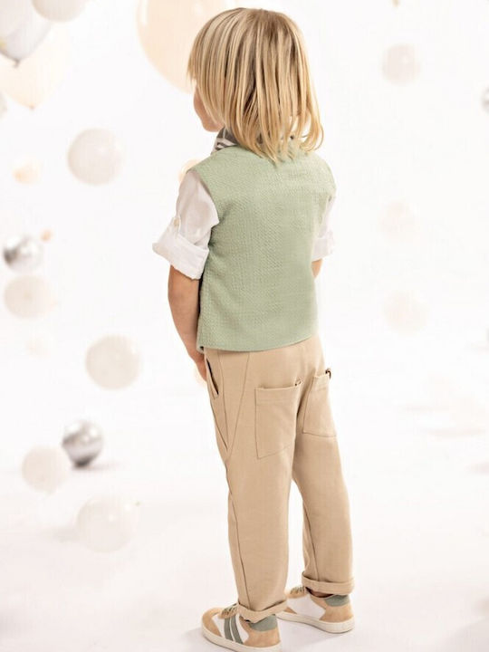 Baby Bloom Baptism Suit Beige Baby Bloom Baptism Suit Beige