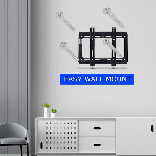 Hausberg Wall TV Mount up to 32" and 25kg Black