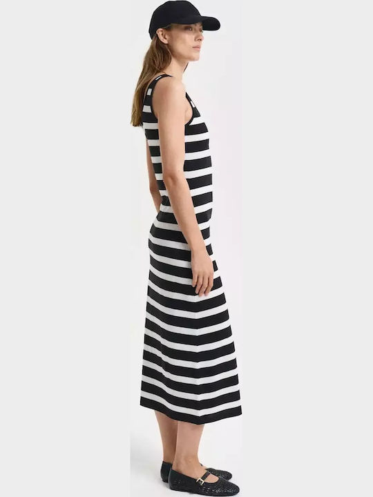 Summer Midi Shirt Dress Wrap Cropped Black