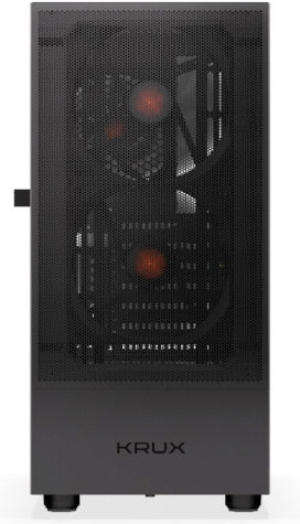 Krux Nadir Gaming Middle Tower Carcasă PC Cu Deschidere Laterală Neagră