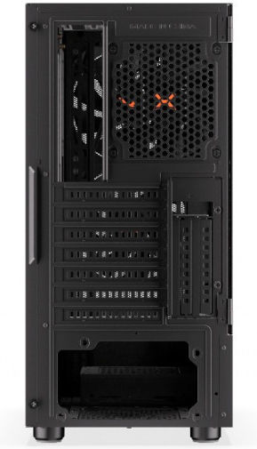 Krux Nadir Gaming Middle Tower Carcasă PC Cu Deschidere Laterală Neagră