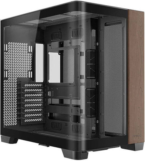 Antec C8 Геймърско Пълна Кула Компютърна Кутия със Страничен Прозорец Черна