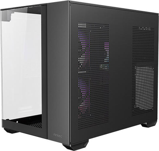 Antec CX600M ARGB Gaming Mini Tower Κουτί Υπολογιστή με Πλαϊνό Παράθυρο Μαύρο