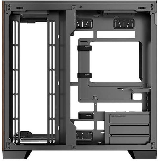 Antec C8 Геймърско Пълна Кула Компютърна Кутия със Страничен Прозорец Черна