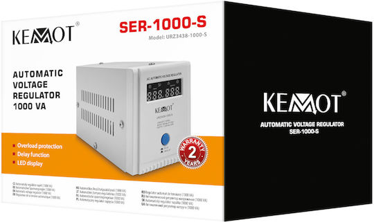 Kemot Ser-1000-s Automatic Voltage Stabilizer 8% Precision