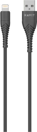 Havit CB705 USB-A to Lightning Cable Black 1m (21.08.0018)