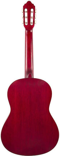 Valencia Κλασική Κιθάρα 4/4 VC204 Wine Red
