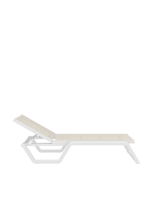 Deckchair Plastic Rio 188x70cm.