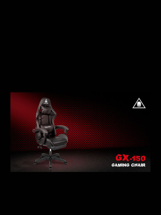 Kruger & Matz Warrior GX-150 Геймърски стол с подлакътник Черно / Синьо