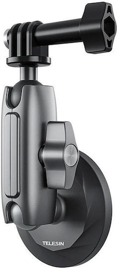 Magnetic Suction Cup Mount Telesin Cmm-001 Adjustable Arm Compatible Gopro Hero 12,11,10,9,8,7,6 Dji Osmo Action 3/2 Insta 360 X3 Insta 360 X4