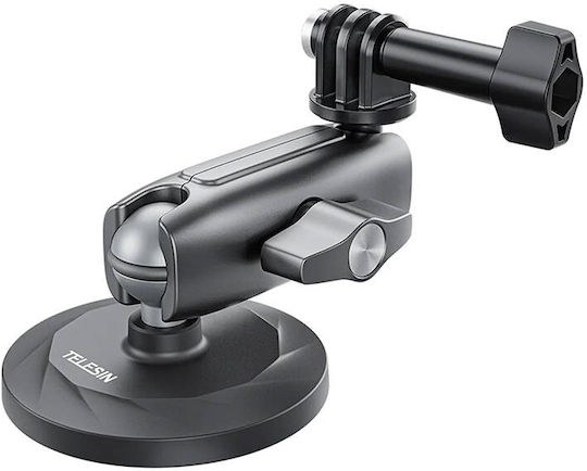 Magnetic Suction Cup Mount Telesin Cmm-001 Adjustable Arm Compatible Gopro Hero 12,11,10,9,8,7,6 Dji Osmo Action 3/2 Insta 360 X3 Insta 360 X4