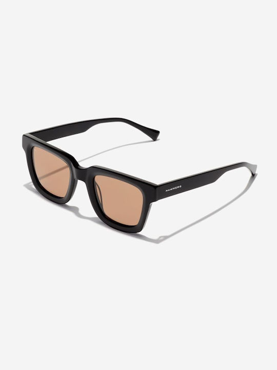 Hawkers Uptown Sunglasses with Black Plastic Frame and Black Lens
