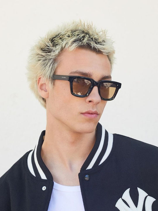 Hawkers Uptown Sunglasses with Black Plastic Frame and Black Lens
