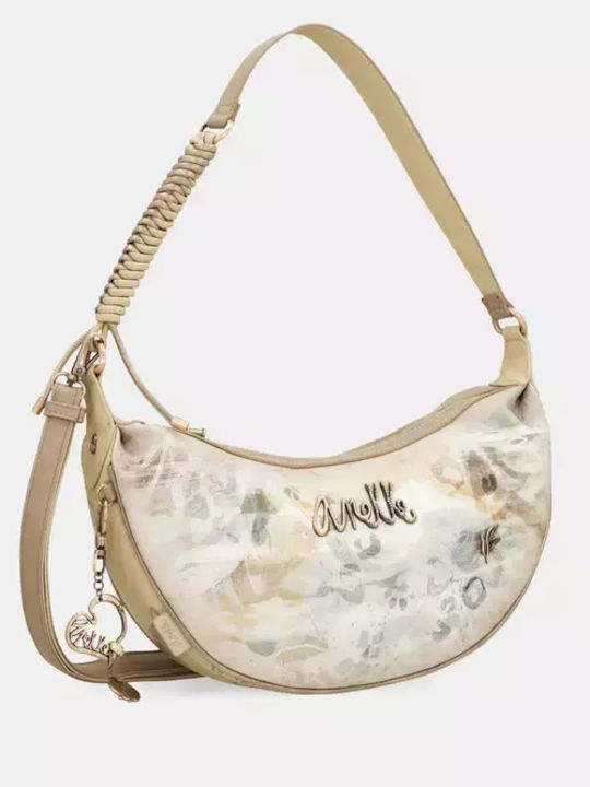 Damen Hobo Tasche Beige