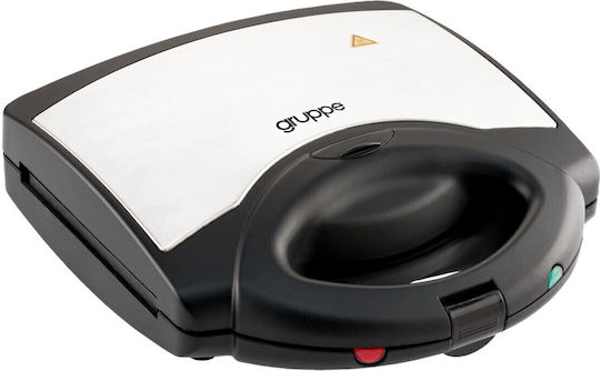 Gruppe TXS 886 C Sandwich Maker with Removable Plates for for 2 Sandwiches Sandwiches 750W Inox