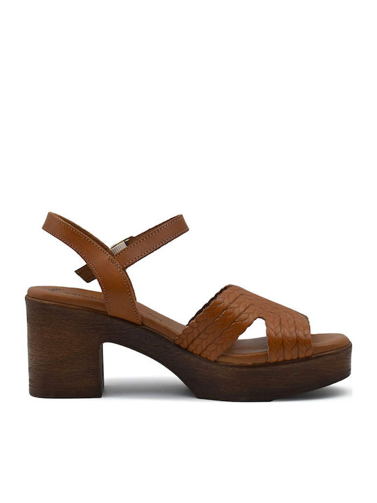 Leather Sandals Brown