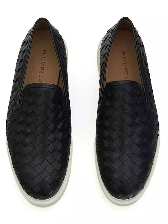 Men's Leather Loafers Black