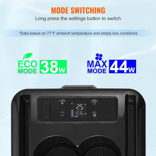 Vevor Φορητό Ψυγείο 15lt 100-240V / 12V / 24V Κόκκινο
