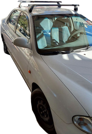 Hermes Багажници за покрив Алуминий за Hyundai Lantra 1996-2000 (Комплект с крака)