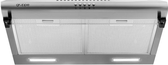 Gruppe Pratico 900 Freestanding Vent Hood 90cm Inox