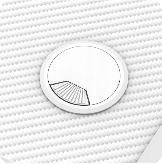Γραφείο Gaming Hero Ξύλινο White με Μεταλλικά Πόδια & Ρυθμιζόμενο Ύψος 120x60x56εκ.