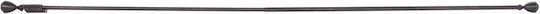 HomeMarkt Extendable Metallic Curtain Pole Ε-0316 Single 110-210cm Black Red