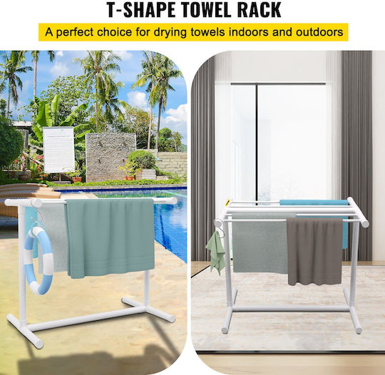 Vevor Floor Clothes Drying Rack made of Stainless Steel 40.01x40.01cm
