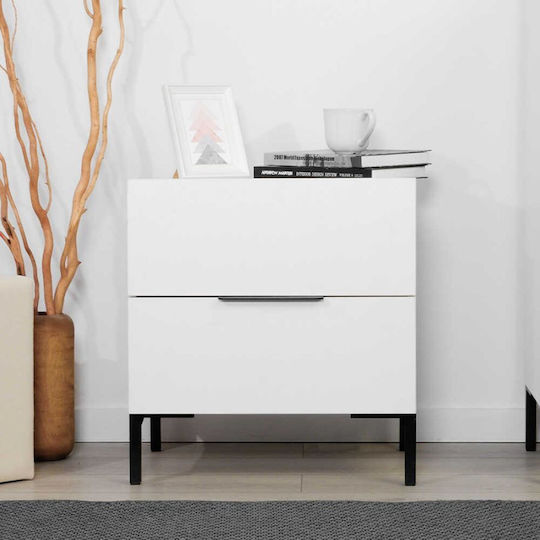 Σετ Комплект Спалня Бял 160x200бр 3бр