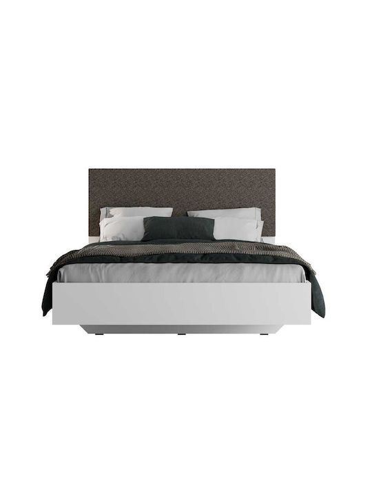 Bedroom Furniture Set White 160x200cm 3pcs