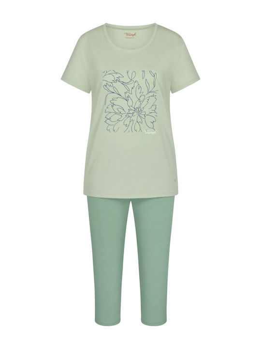 Triumph Summer Women's Pyjama Set Pistachio