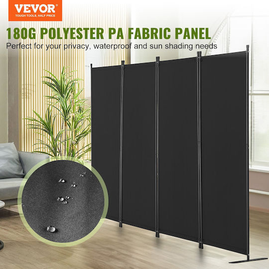 Vevor Διακοσμητικό Παραβάν Υφασμάτινο 228x172.5cm