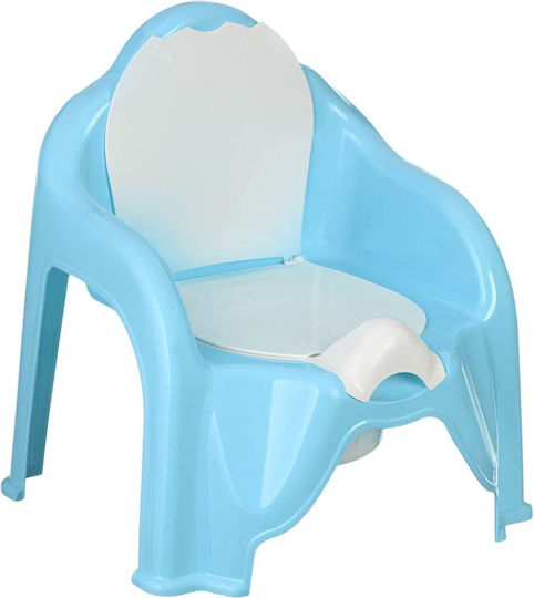 Scaunel Potty cu Capac Albastru până la 20kg