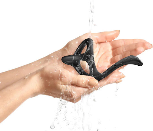 Toyboy Soft Stretchy 3 In 1 Cock Ring Taint Teasing Tail Κωδικός Προϊόντος Sw-62273