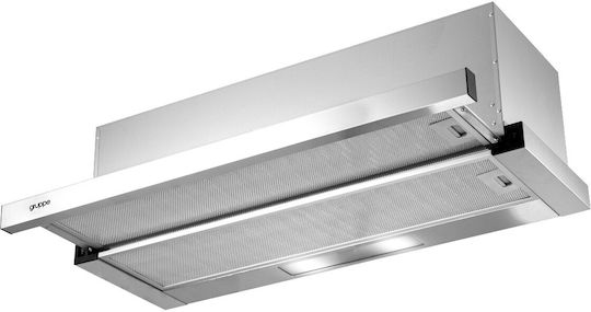 Gruppe Forte Plus Συρόμενος Απορροφητήρας 90cm Inox