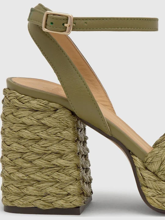 Sandalen Grün