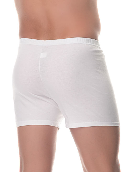 Slipuri pentru bărbați White 1Pachet