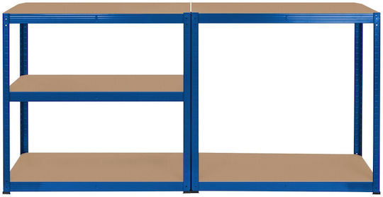 Rebel Dexion Shelf Galvanized 90x40x180cm With 5 Shelves Total Load Capacity 750kg