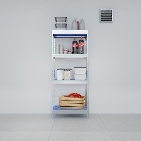 AR Shelving Ραφιέρα Dexion 75x50x180εκ. με 4 Ράφια Συνολικής Αντοχής 700kg