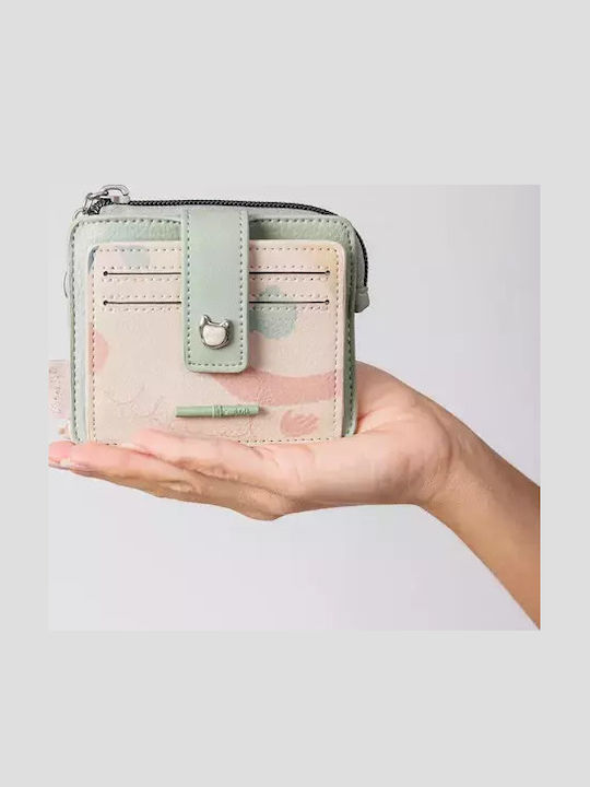 Small Fabric Women's Wallet Classic Beige