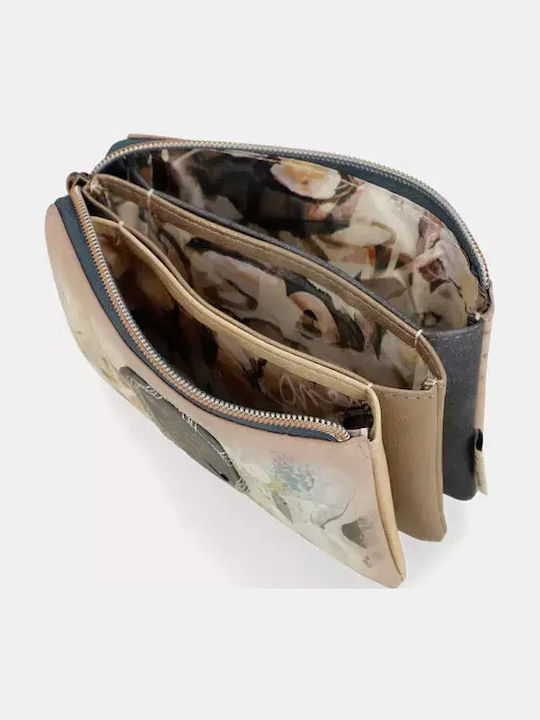 Small Women's Wallet Travel Beige