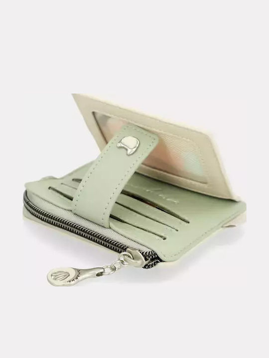 Small Fabric Women's Wallet Classic Beige