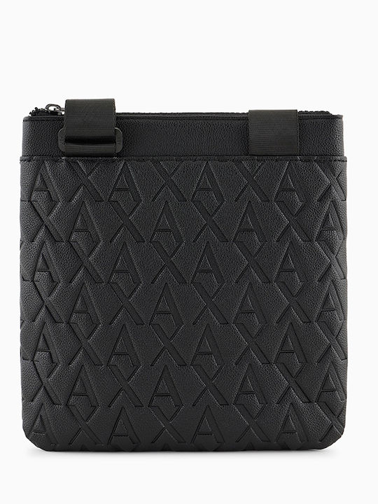 Armani Exchange Ανδρική Τσάντα Ώμου / Χιαστί Μαύρη