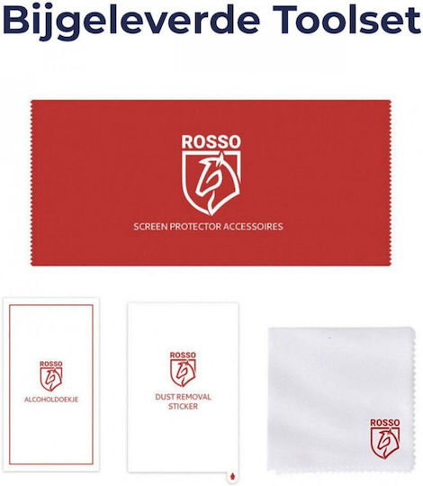 Rosso Tempered Glass Μαύρο (iPhone 16 Pro Max)